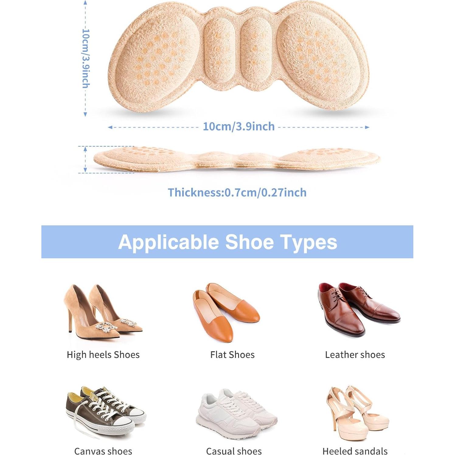 Almohadillas para Talones EIRMAT - 5 Pares Antideslizantes