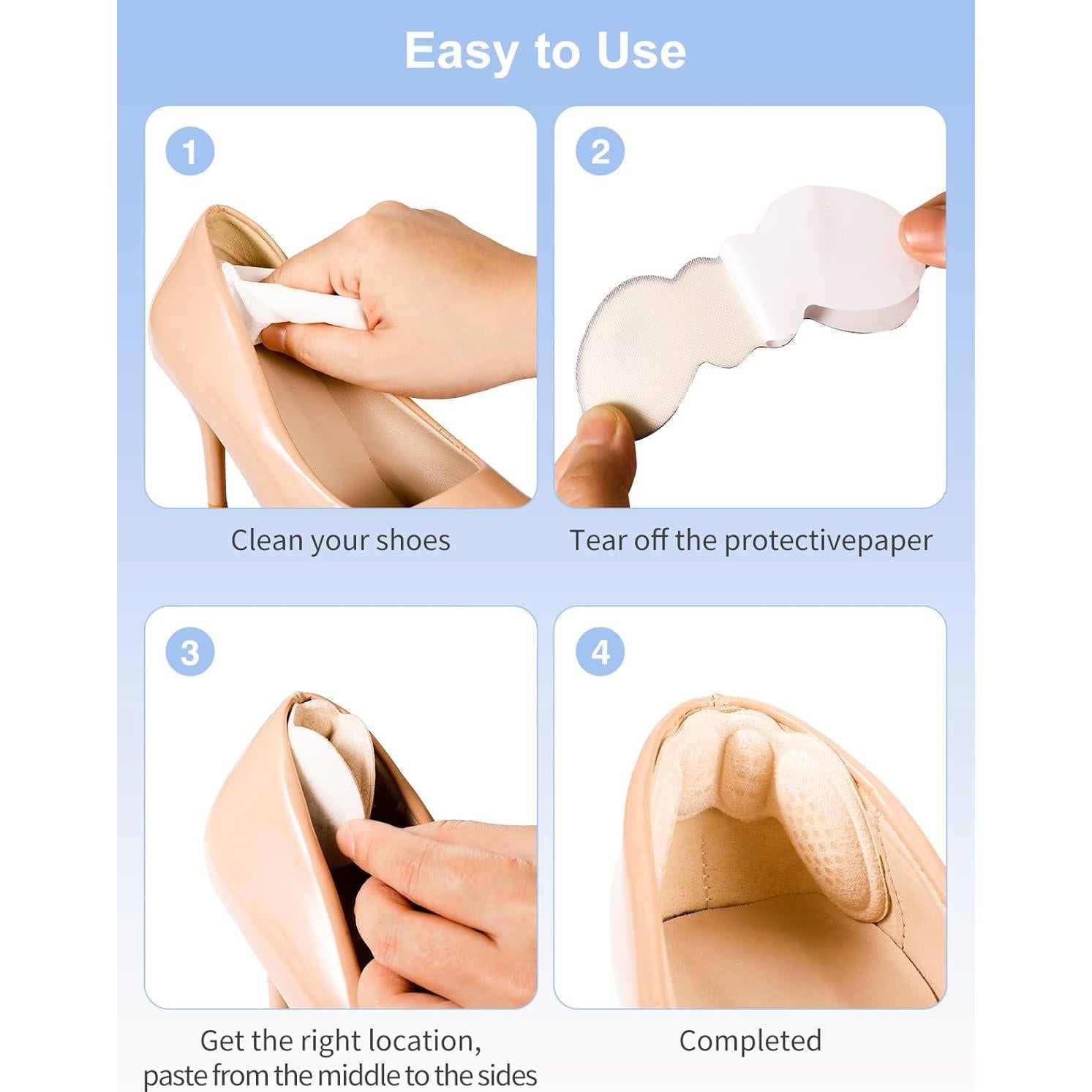 Almohadillas para Talones EIRMAT - 5 Pares Antideslizantes