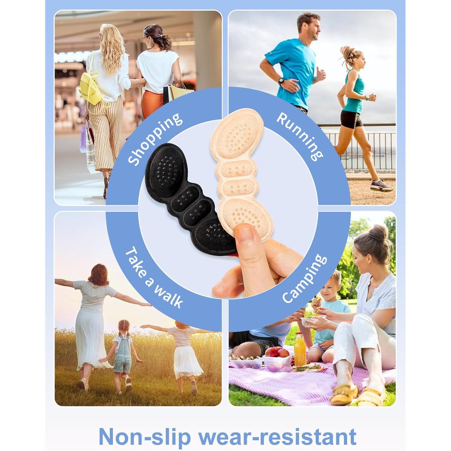 Almohadillas para Talones EIRMAT - 5 Pares Antideslizantes