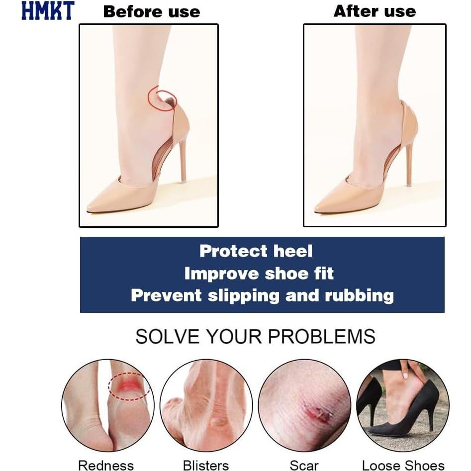 Almohadillas para Talones y Metatarsales HMKT - Beige y Negro