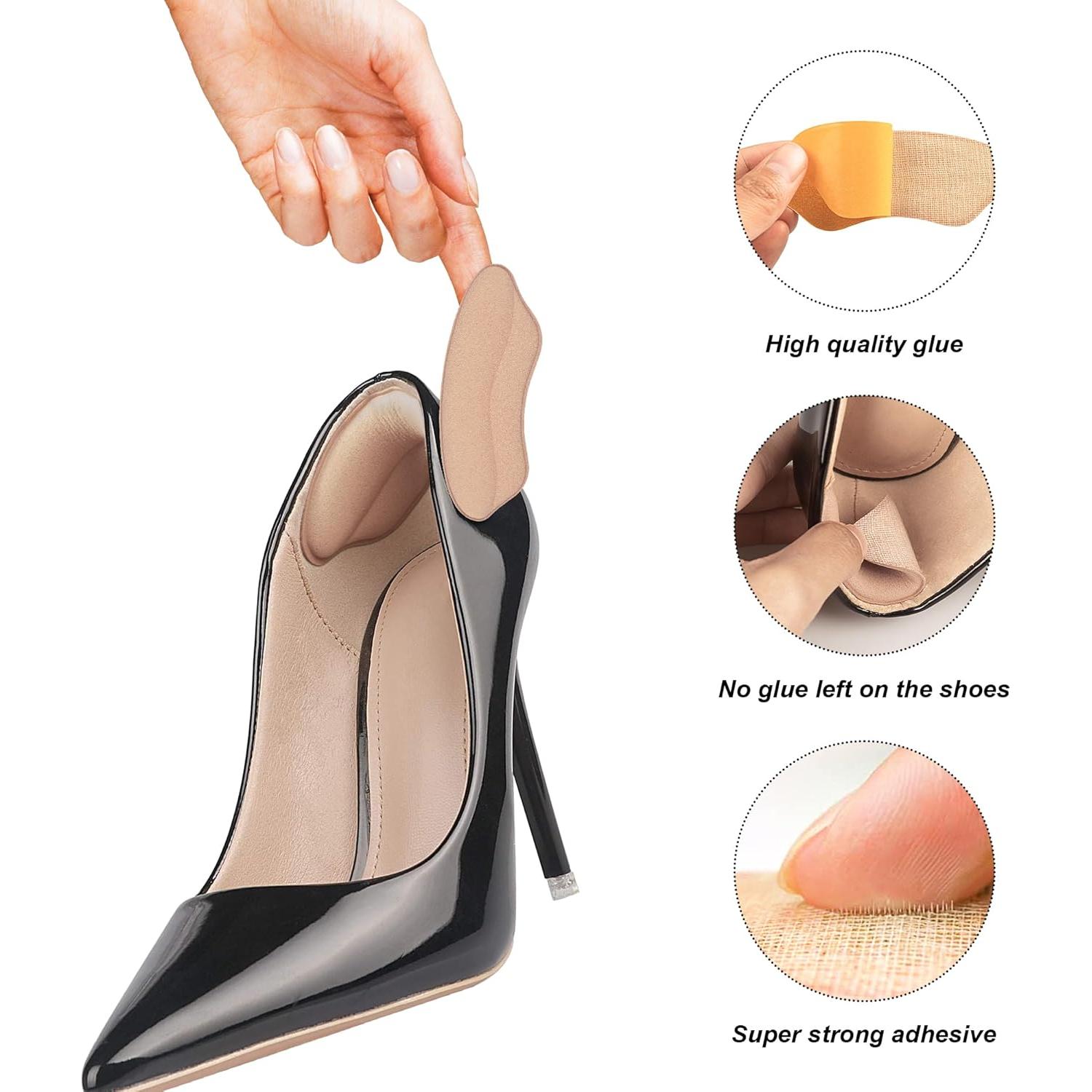 Almohadillas de Talón Antideslizantes Makryn - 4 Pares Multicolor