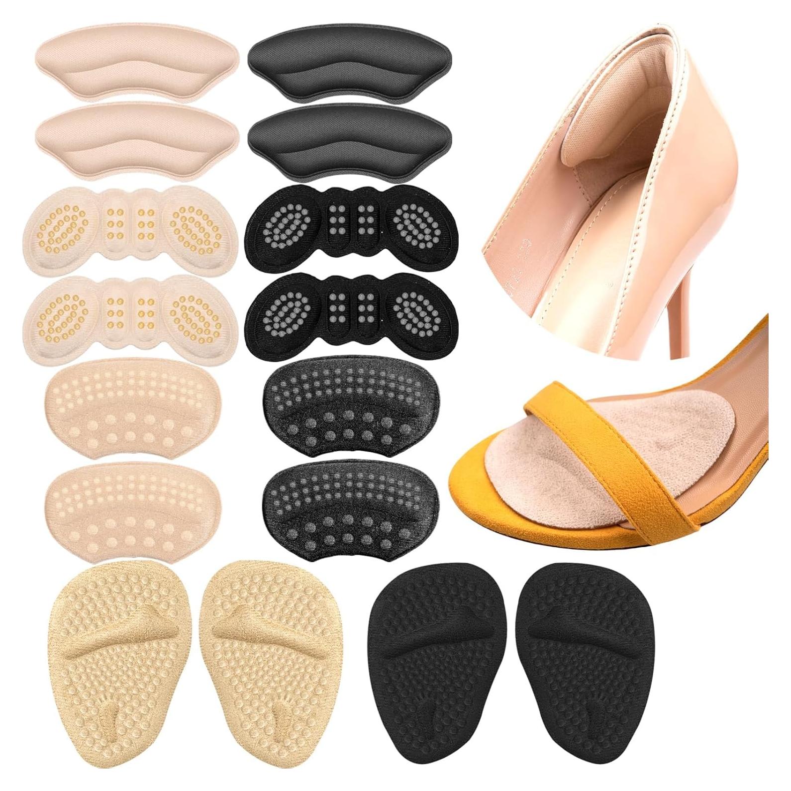 8 Pares Almohadillas Talones y Bola del Pie YIUERTEO