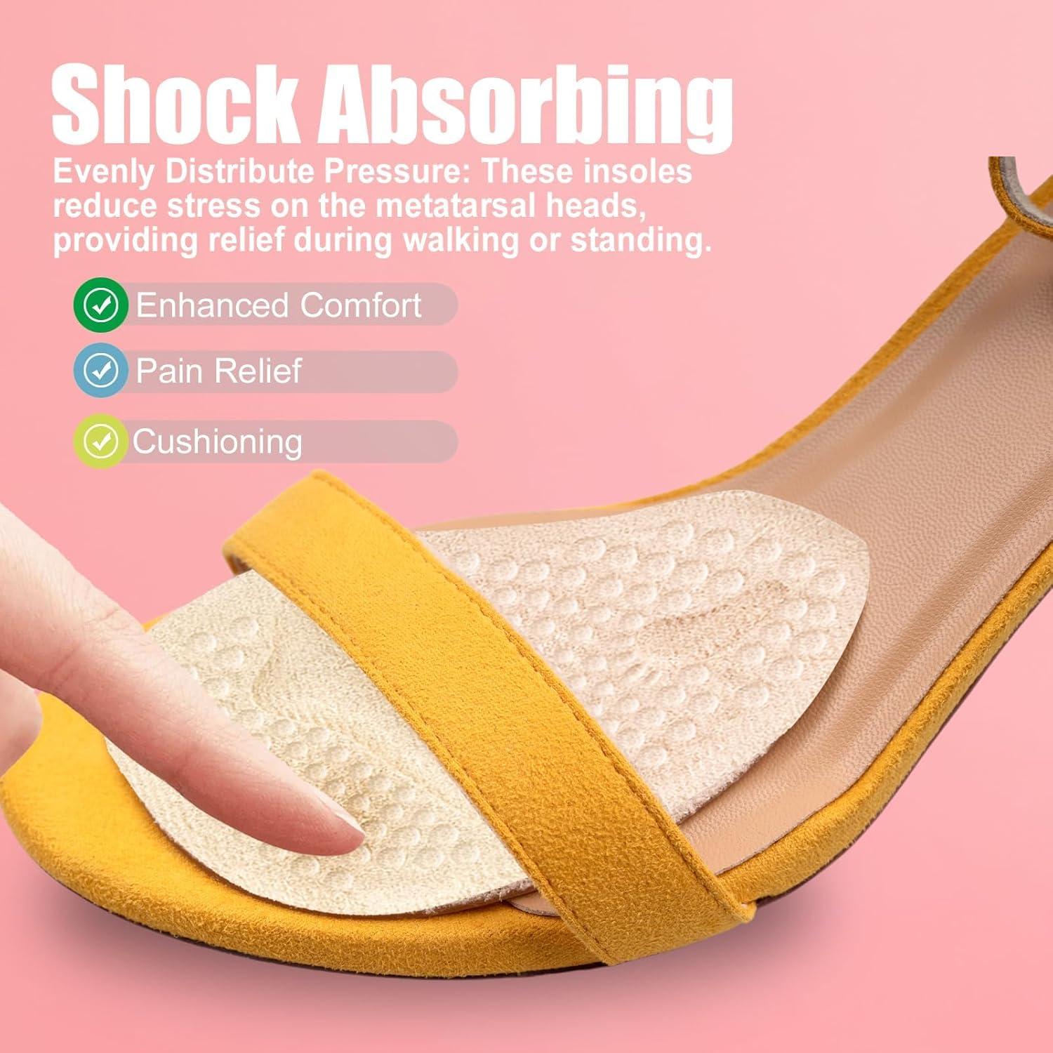 8 Pares Almohadillas Talones y Bola del Pie YIUERTEO