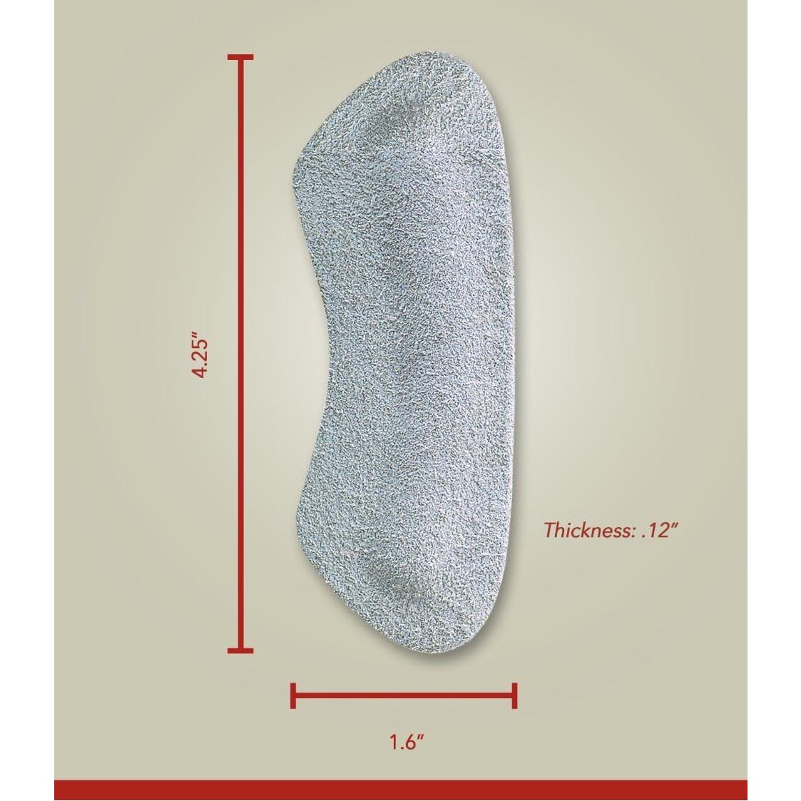 Agarre de Talón Pedag Stop de Cuero Suave - 5 Pares Unisex