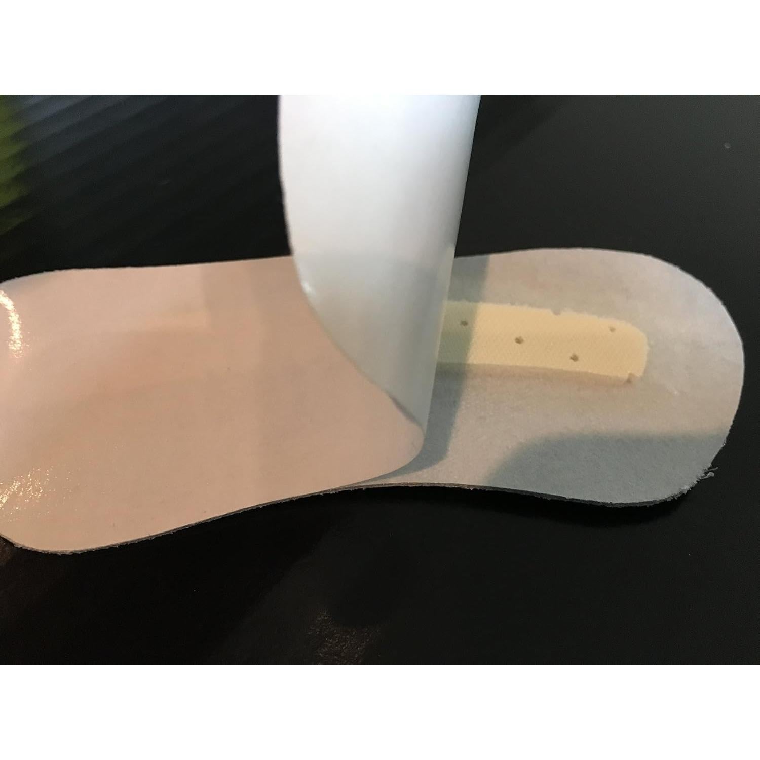 Agarre de Talón Pedag Stop de Cuero Suave - 5 Pares Unisex