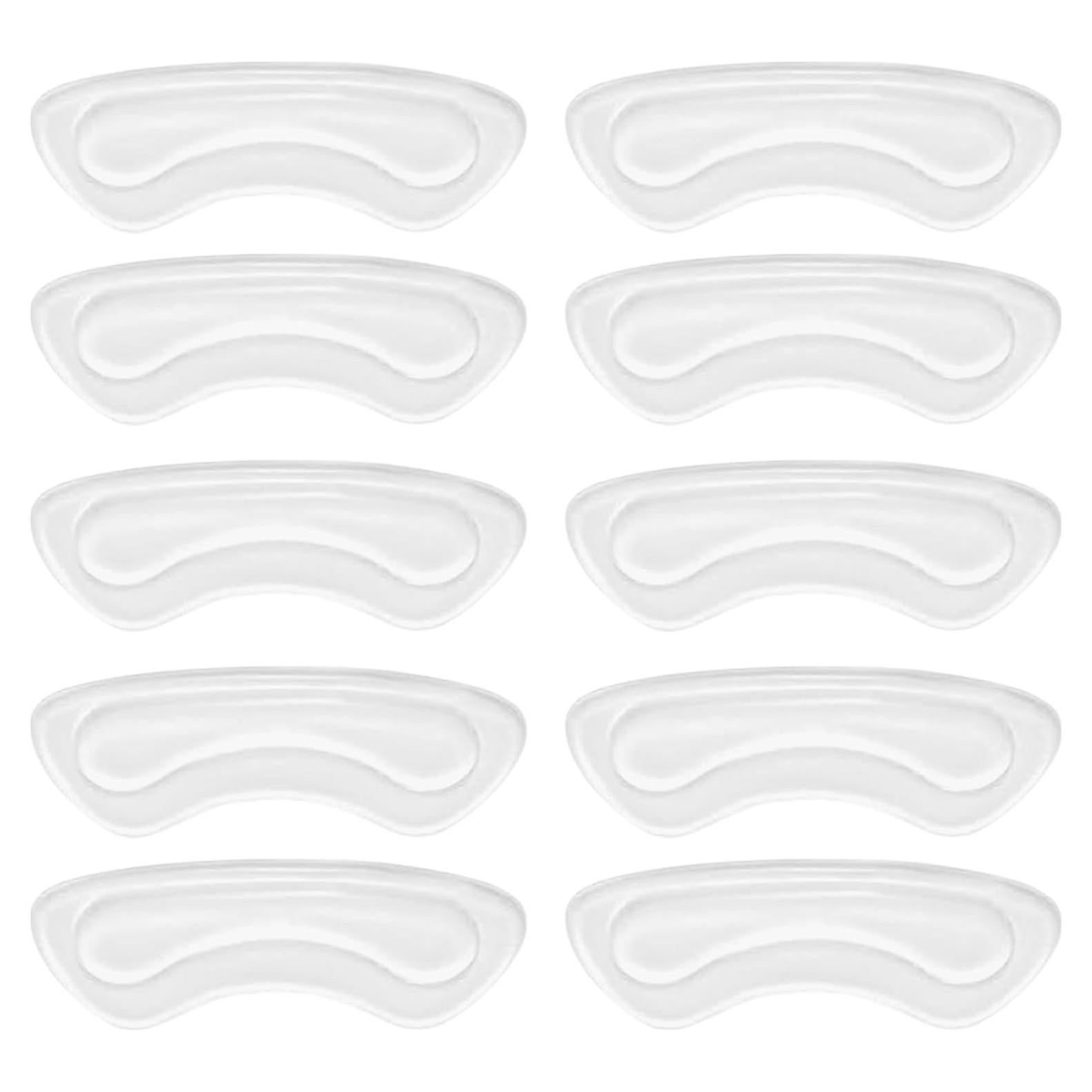 Almohadillas de Talón EACOZY - 5 Pares Transparentes para Zapatos