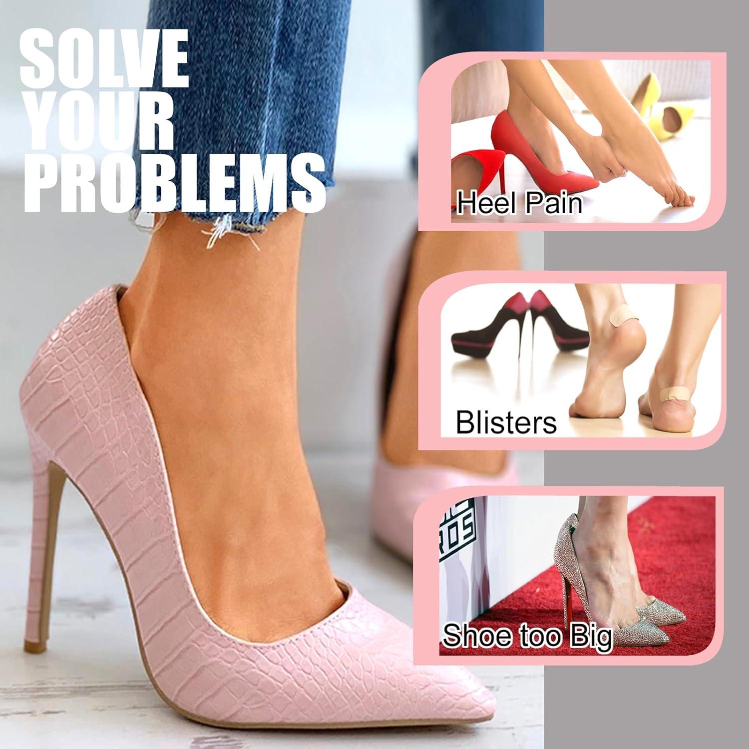 6 Pares de Almohadillas para Talones Viybtue - Comodidad para Tacones