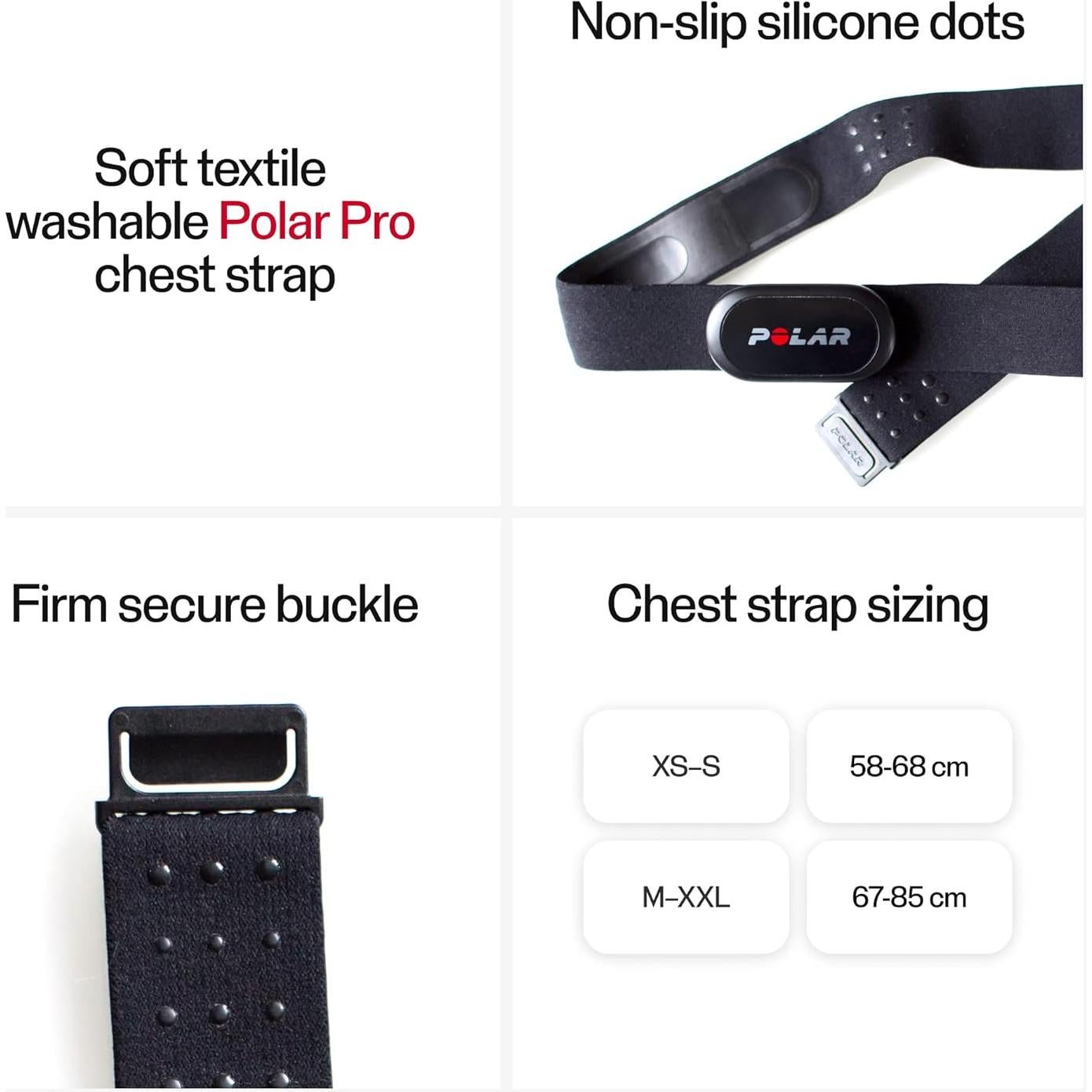 Polar H10 Monitor de Frecuencia Cardíaca Correa M-XXL