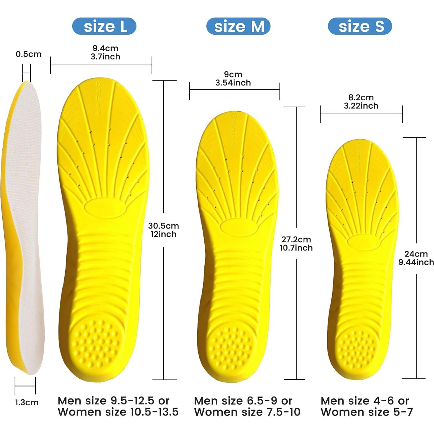 Plantillas de espuma viscoelástica Amitataha M 6.5-9/7.5-10