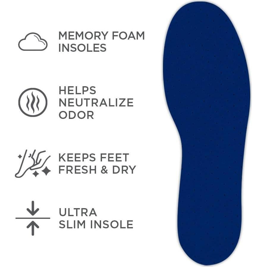 Arm & Hammer Soft Step Memory Foam Insoles (M 8-14/W 6-10)