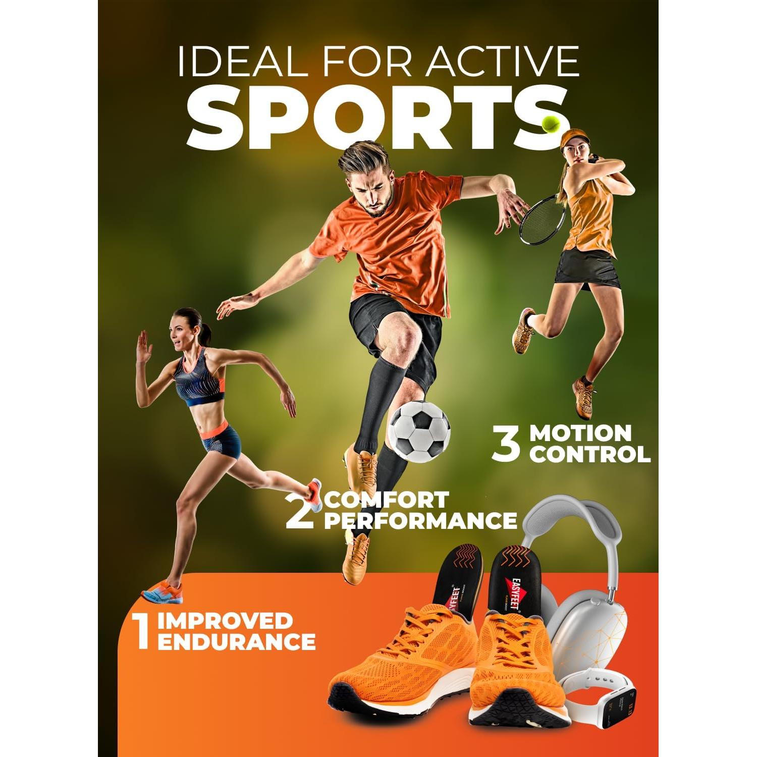 Plantillas Deportivas EASYFEET JF-146 para Correr Unisex