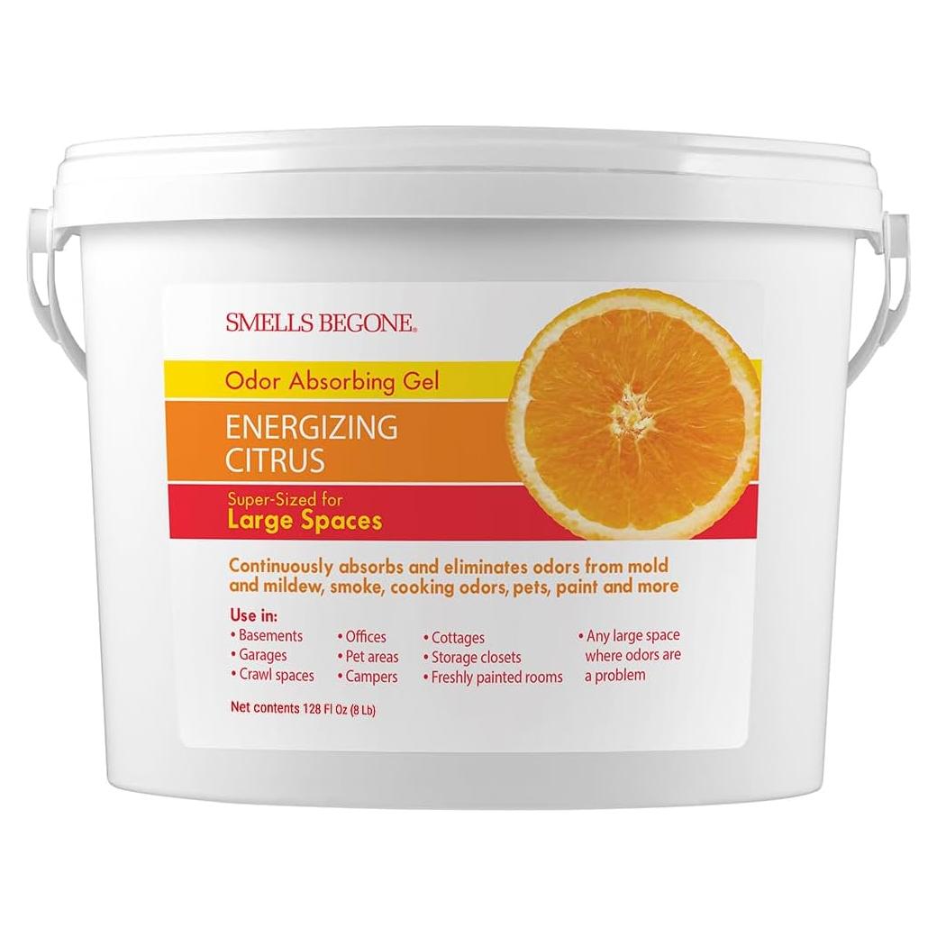 Gel Absorbente de Olores SMELLS BEGONE 3.78L Cítricos Energizantes