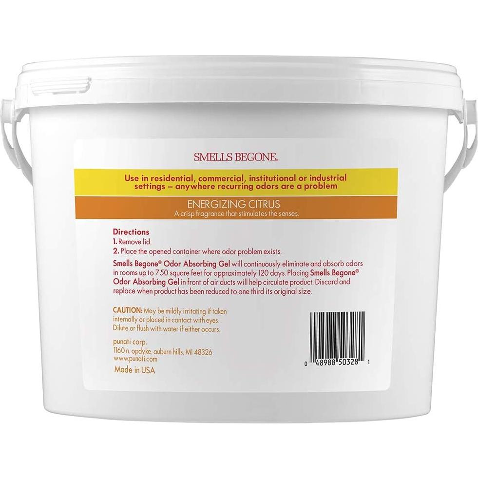 Gel Absorbente de Olores SMELLS BEGONE 3.78L Cítricos Energizantes