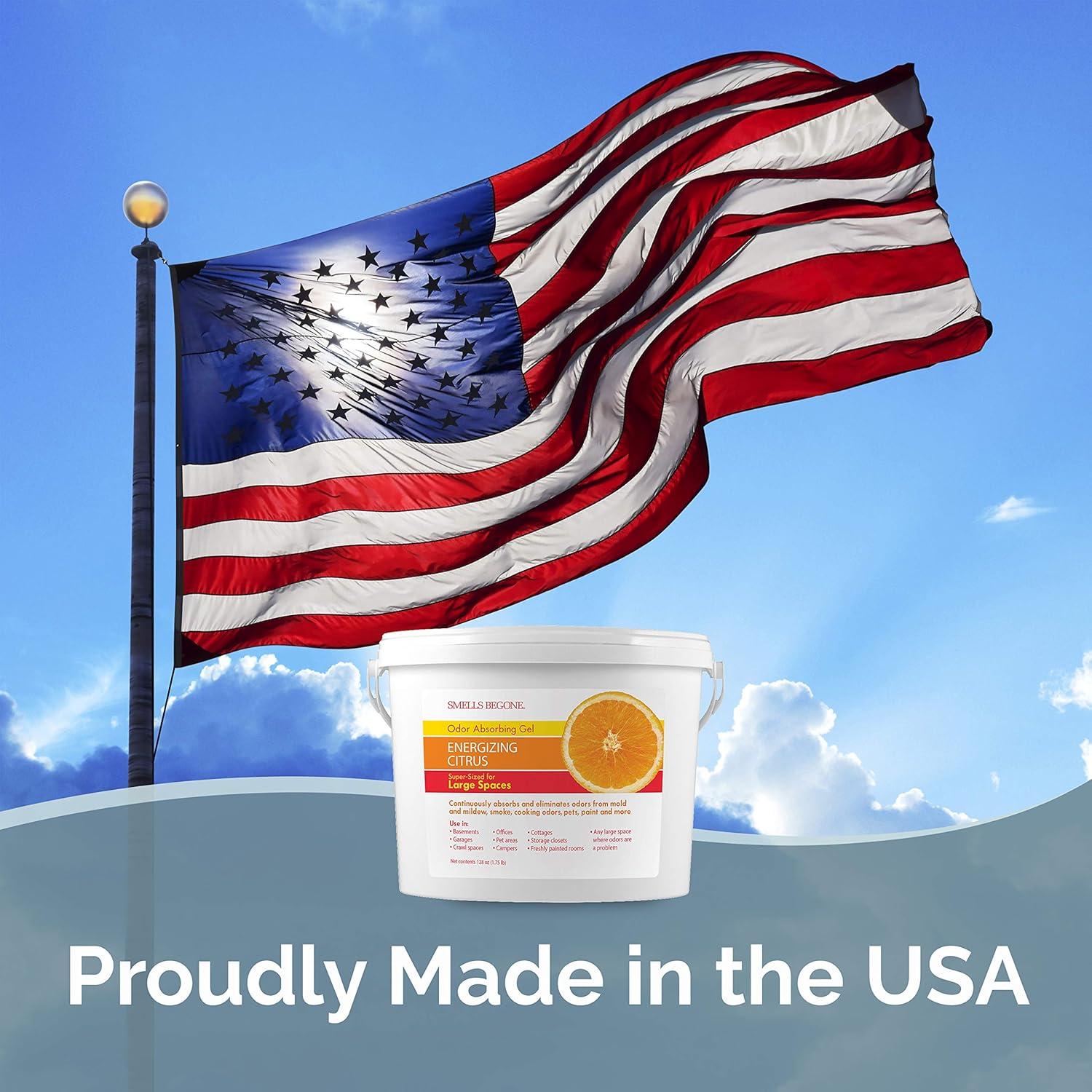 Gel Absorbente de Olores SMELLS BEGONE 3.78L Cítricos Energizantes