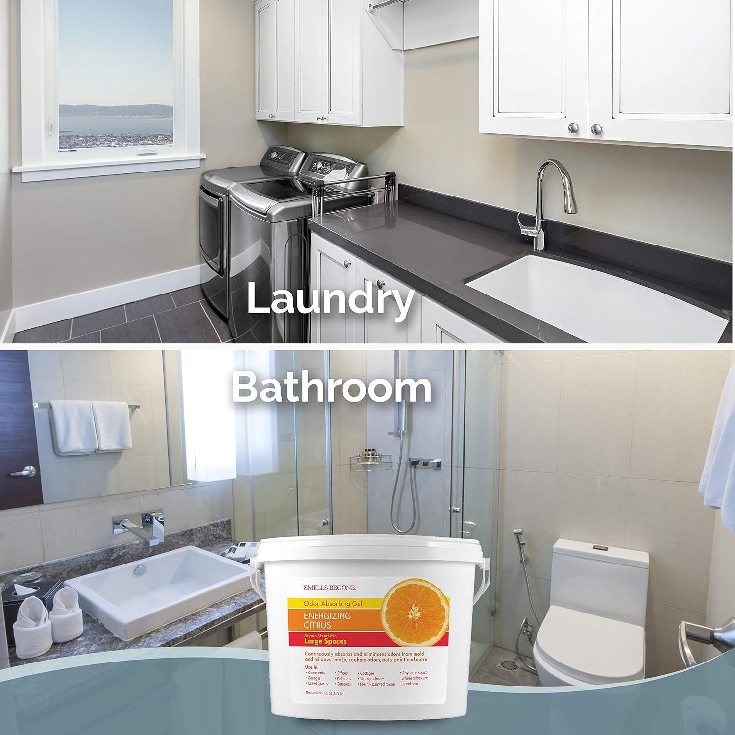 Gel Absorbente de Olores SMELLS BEGONE 3.78L Cítricos Energizantes