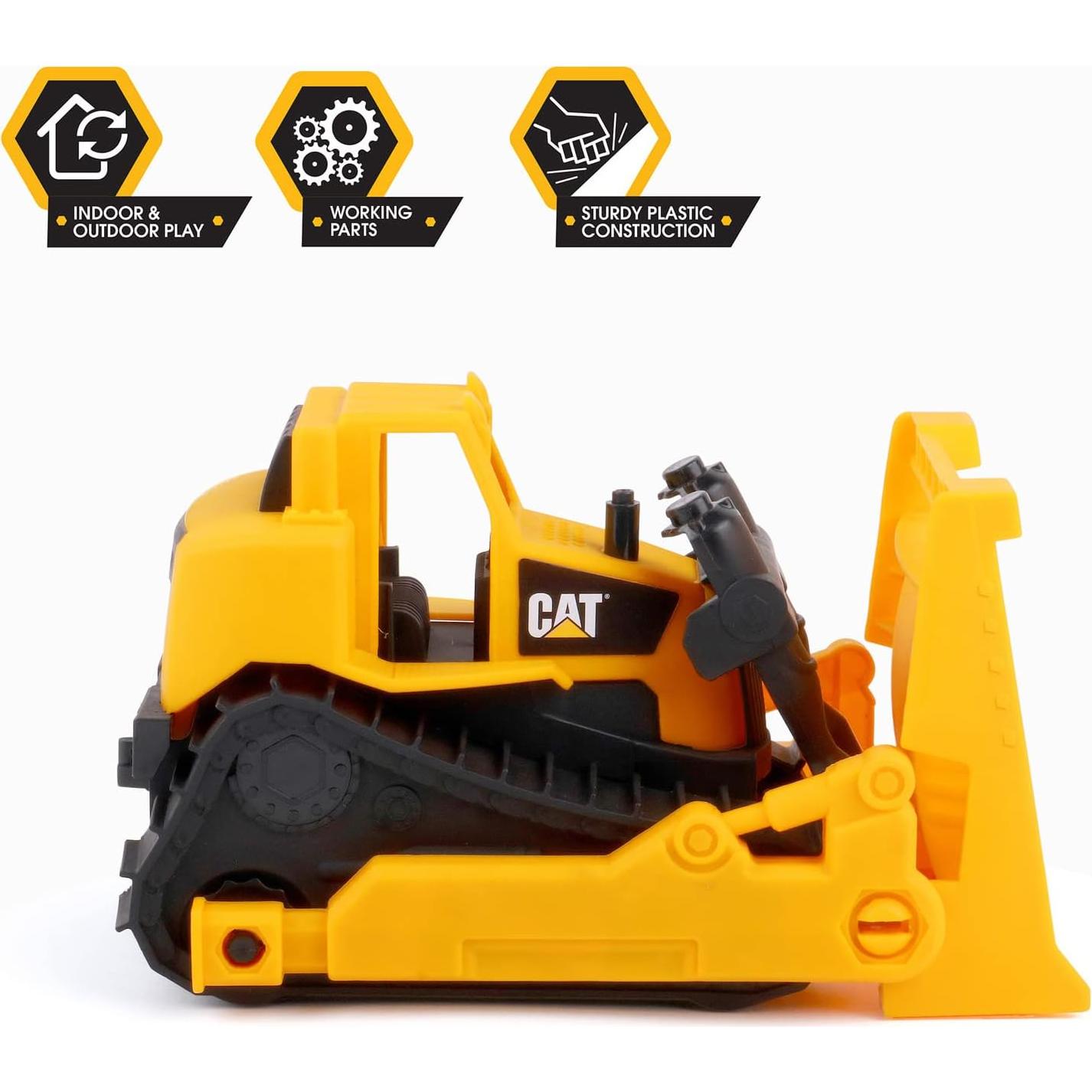 Bulldozer de Juguete CAT 25.4 cm con Piezas Articuladas