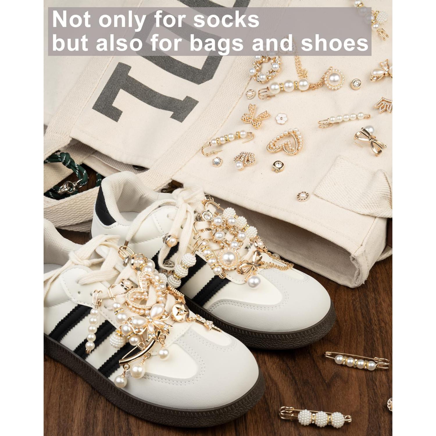 Kit de Encantos para Calcetines DoDoBeads - 60 Piezas Doradas