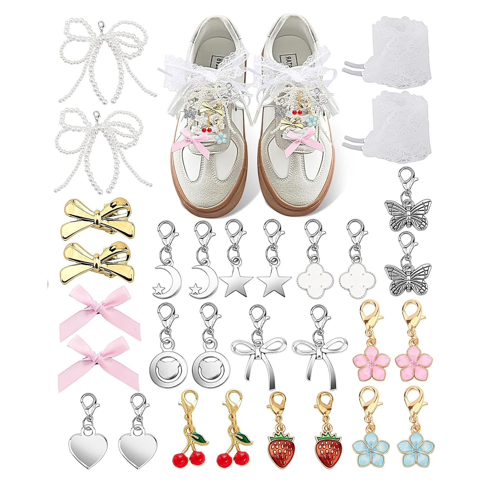 30 Encantos para Zapatos Yawlsow - Accesorios de Moda