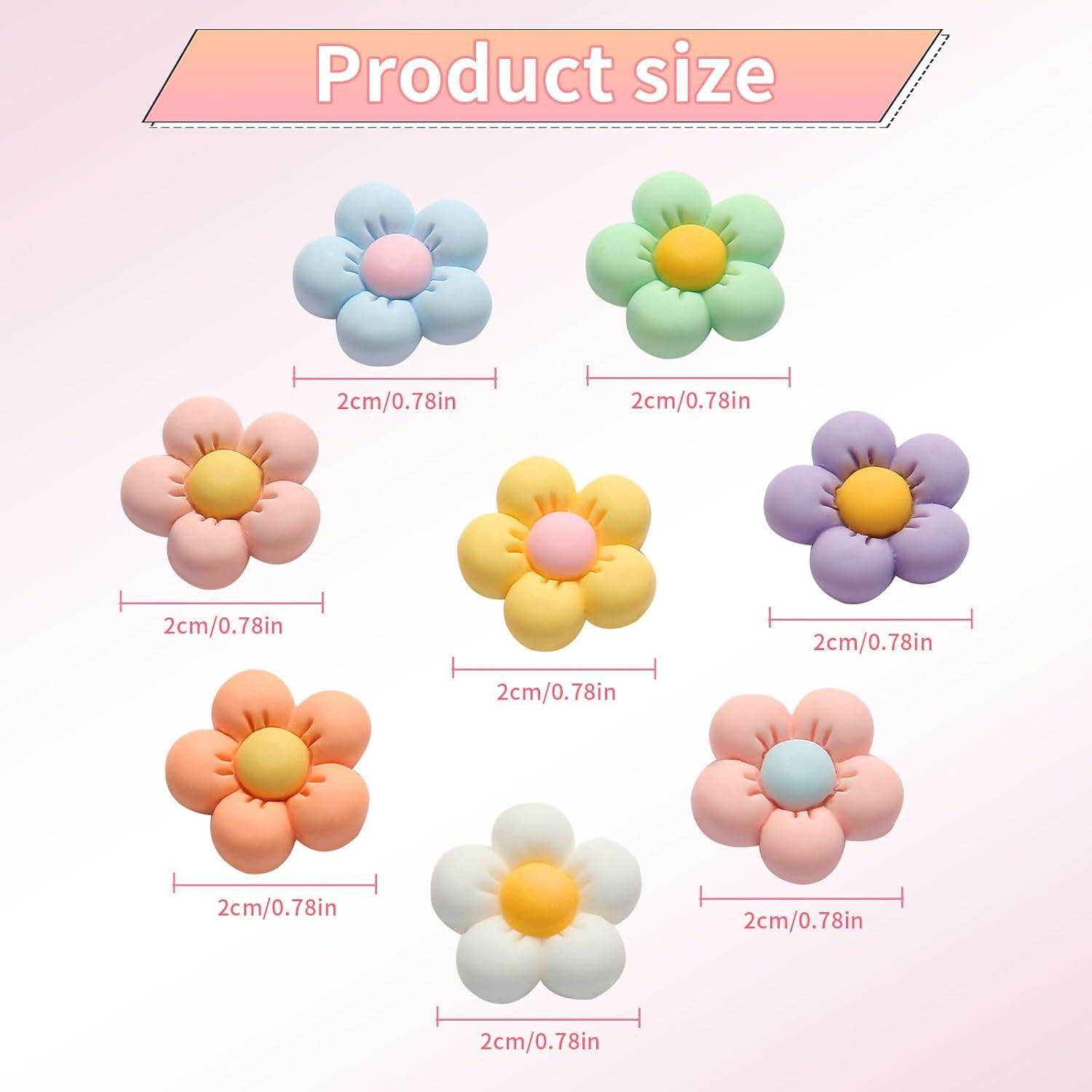 Encantos de Zapatos de Flores para Niñas y Mujeres - 8 Colores