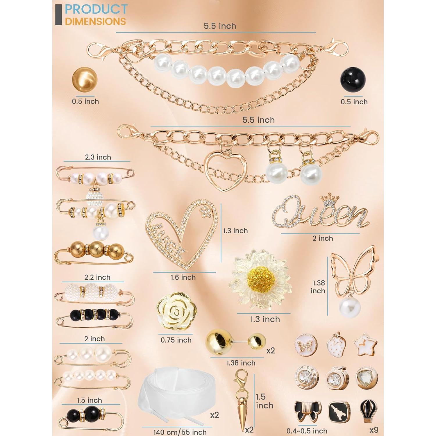 Conjunto de Encantos para Zapatillas Acwenie - Decoración Elegante