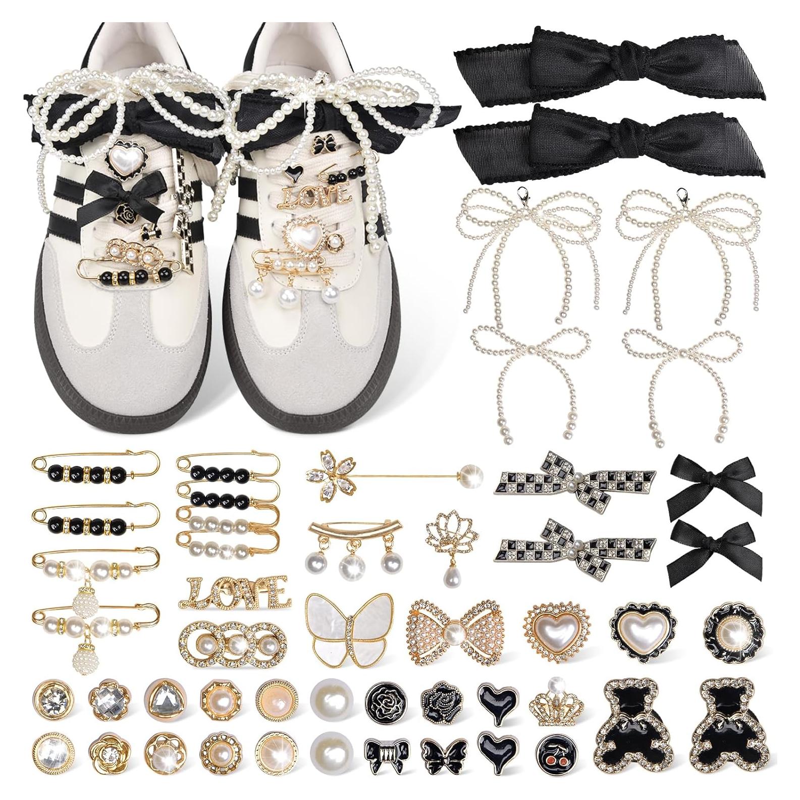 Kit de Encantos para Zapatos Yuboo - 51 Piezas, Decoración DIY