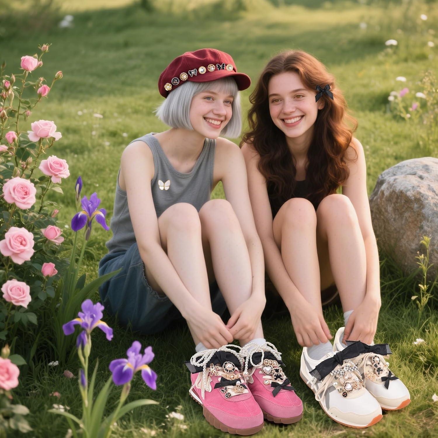 Kit de Encantos para Zapatos Yuboo - 51 Piezas, Decoración DIY