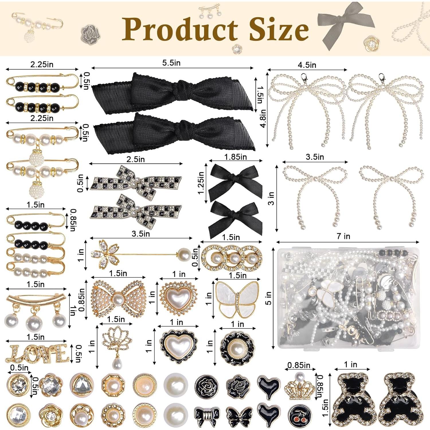 Kit de Encantos para Zapatos Yuboo - 51 Piezas, Decoración DIY