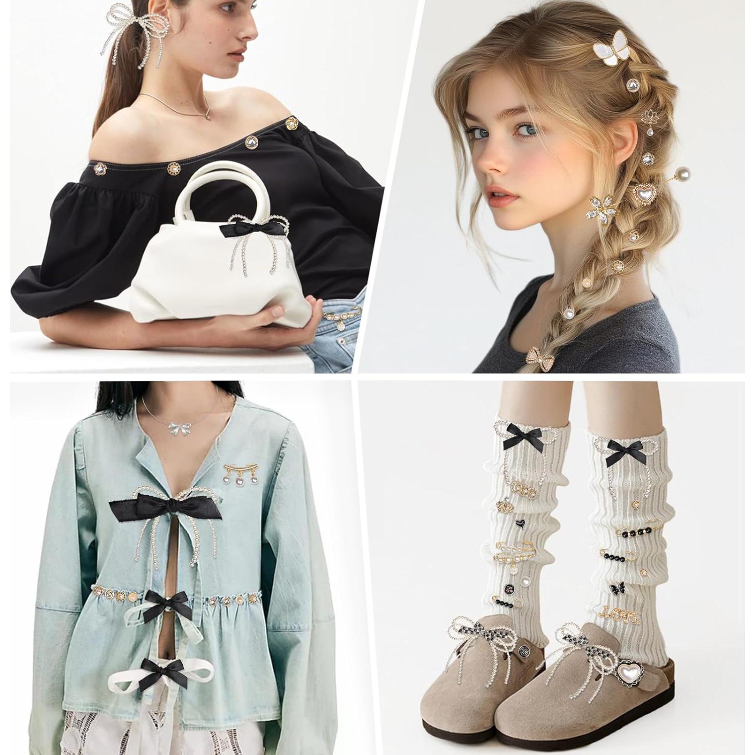 Kit de Encantos para Zapatos Yuboo - 51 Piezas, Decoración DIY