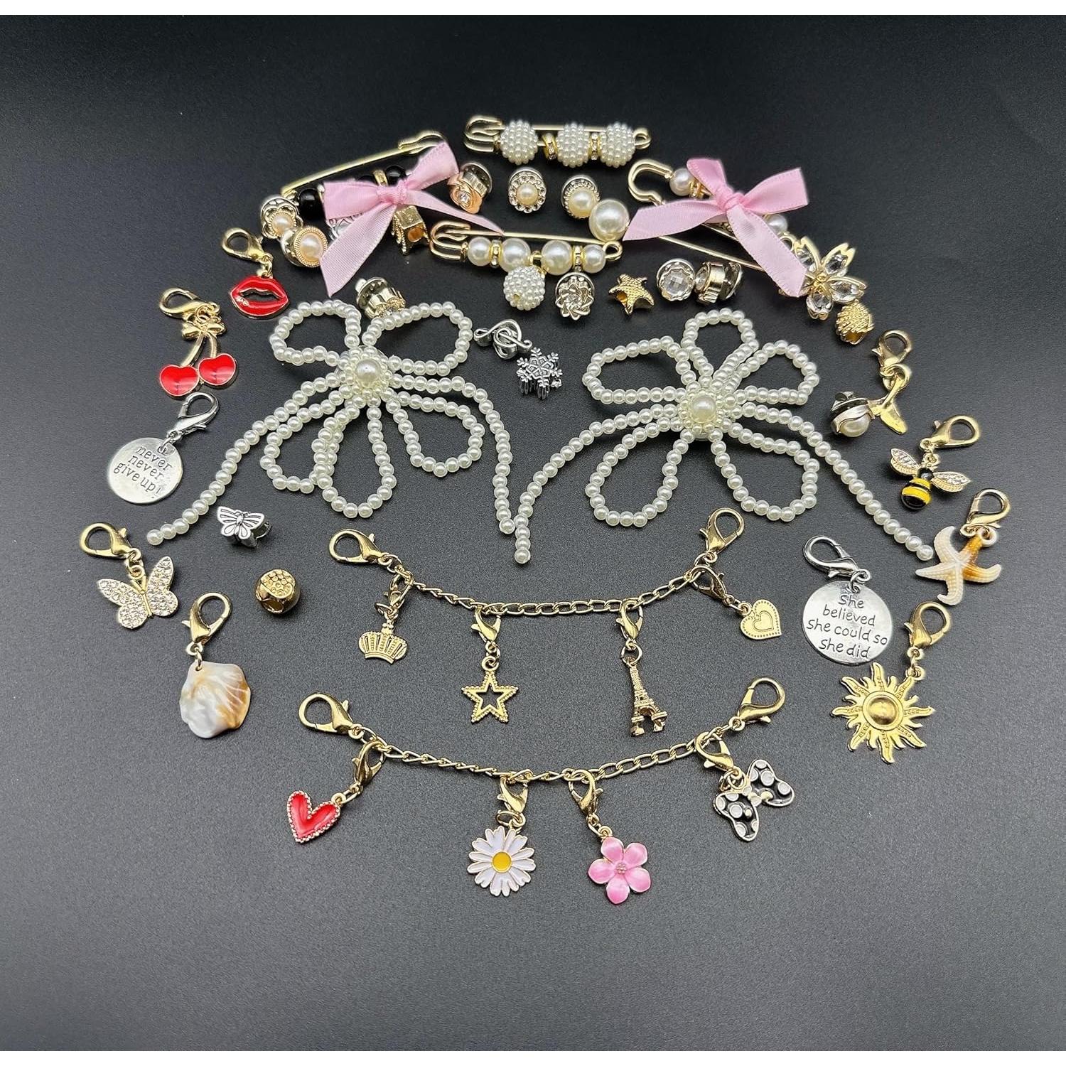 Encantos para Zapatos 39 Pcs - Joyería DIY para Mujeres