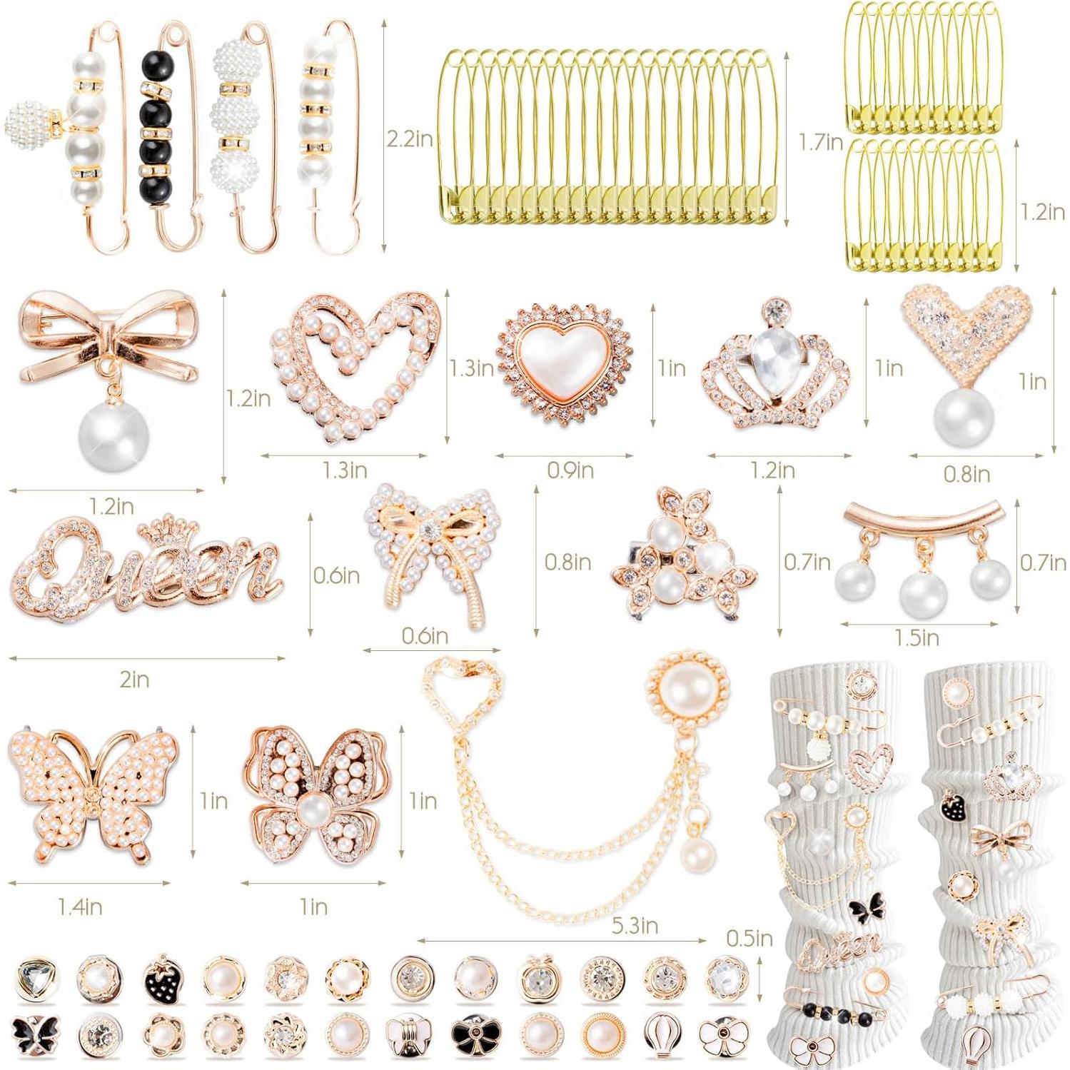 Kit de 80 Piezas de Encantos de Calcetines RQAYE - Personaliza tu Estilo