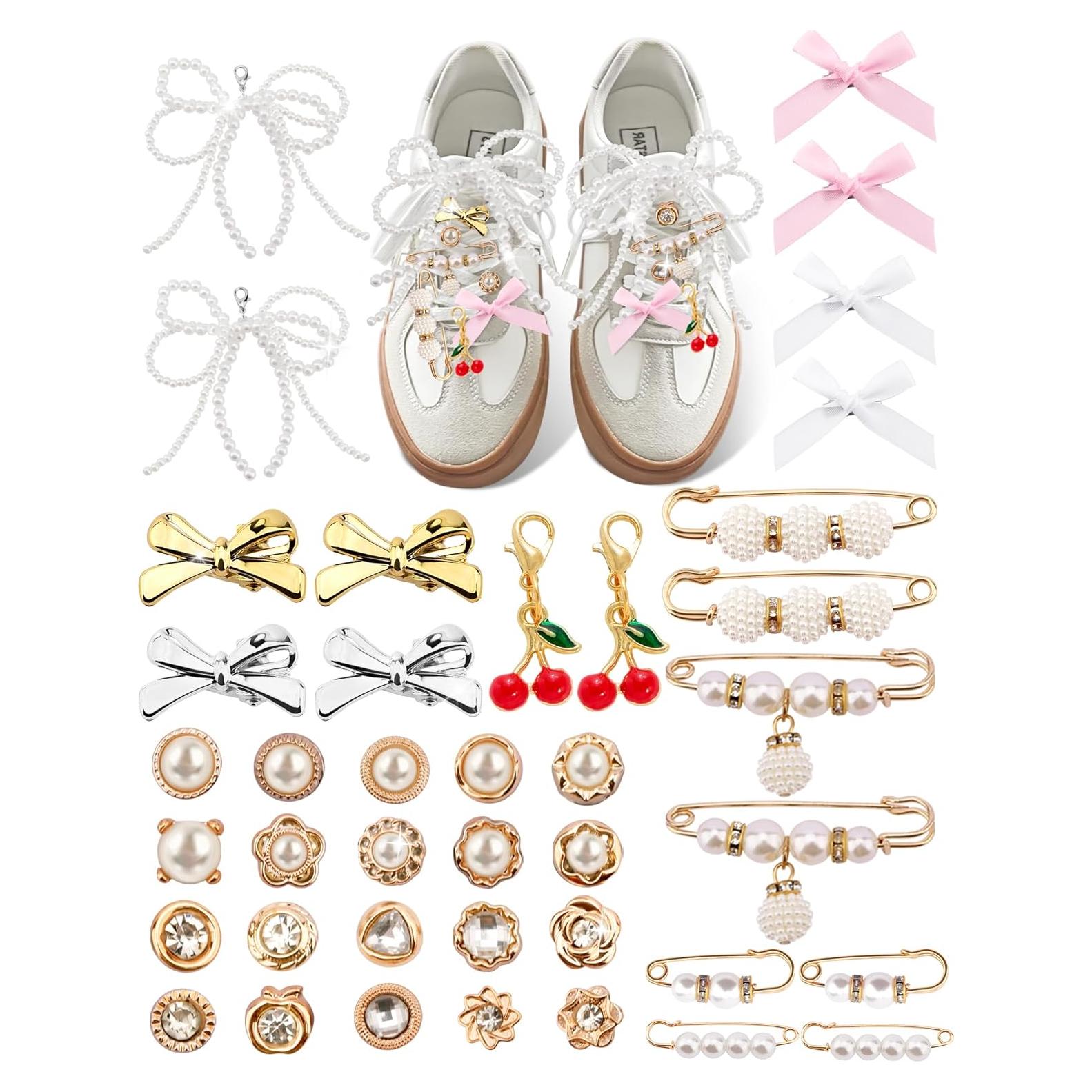 40 Encantos para Zapatos Yawlsow - Accesorios de Moda