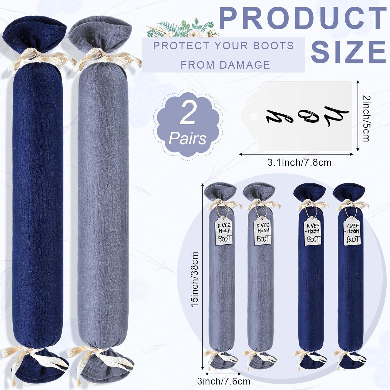 Soportes para Botas de Algodón - 2 Pares con Etiquetas 38 cm