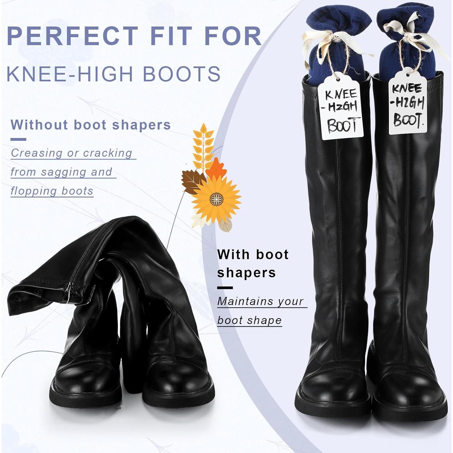 Soportes para Botas de Algodón - 2 Pares con Etiquetas 38 cm