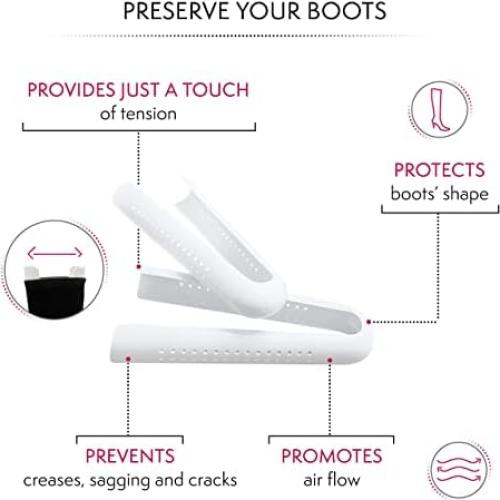 Soporte para Botas Bag-a-Vie - Inserciones Blancas Reutilizables