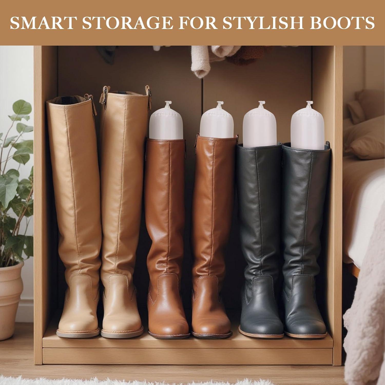 Formadores Inflables para Botas kilofly - 3 Pares - 46cm Blanco