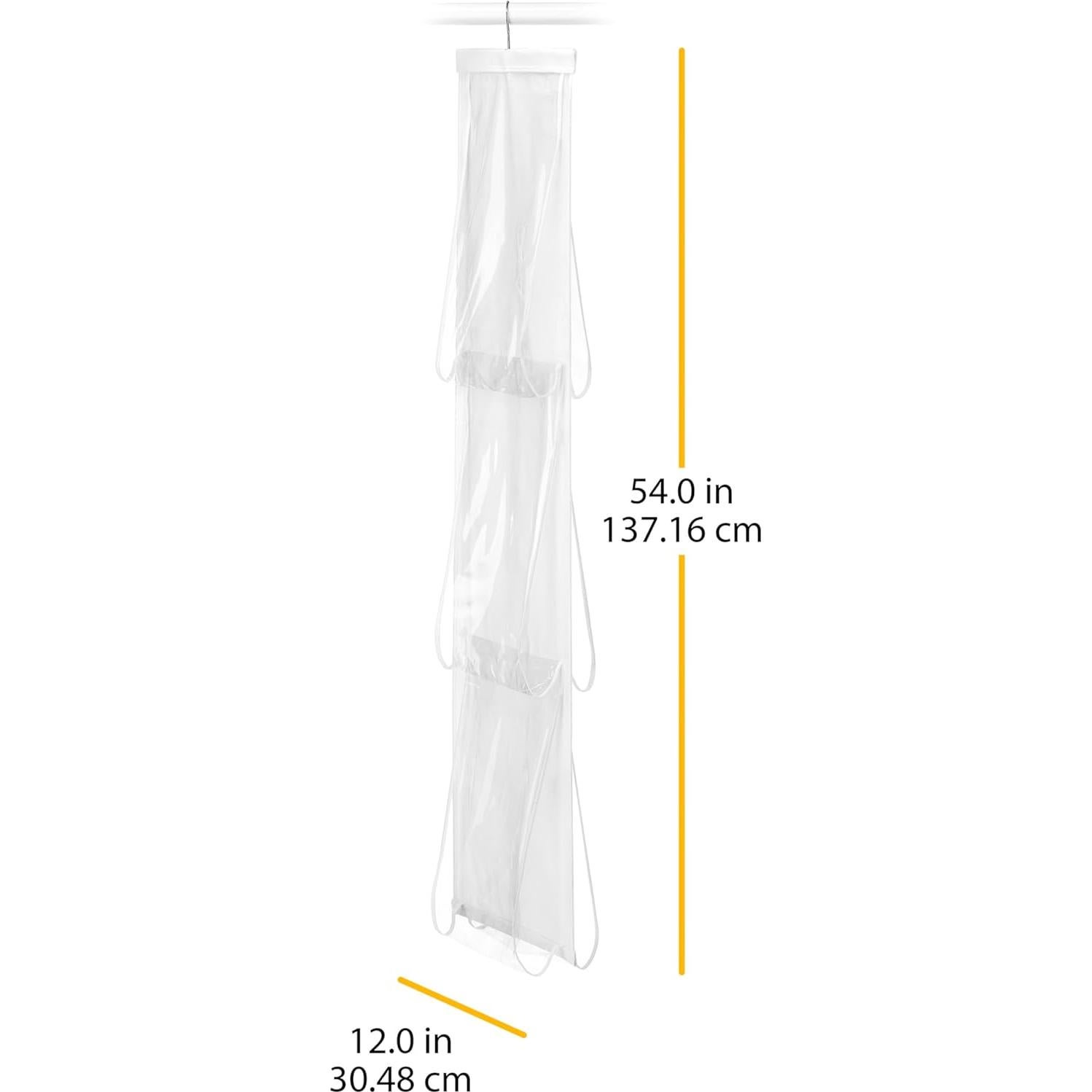 Organizador Colgante de Botas Whitmor - 3 Pares, Transparente