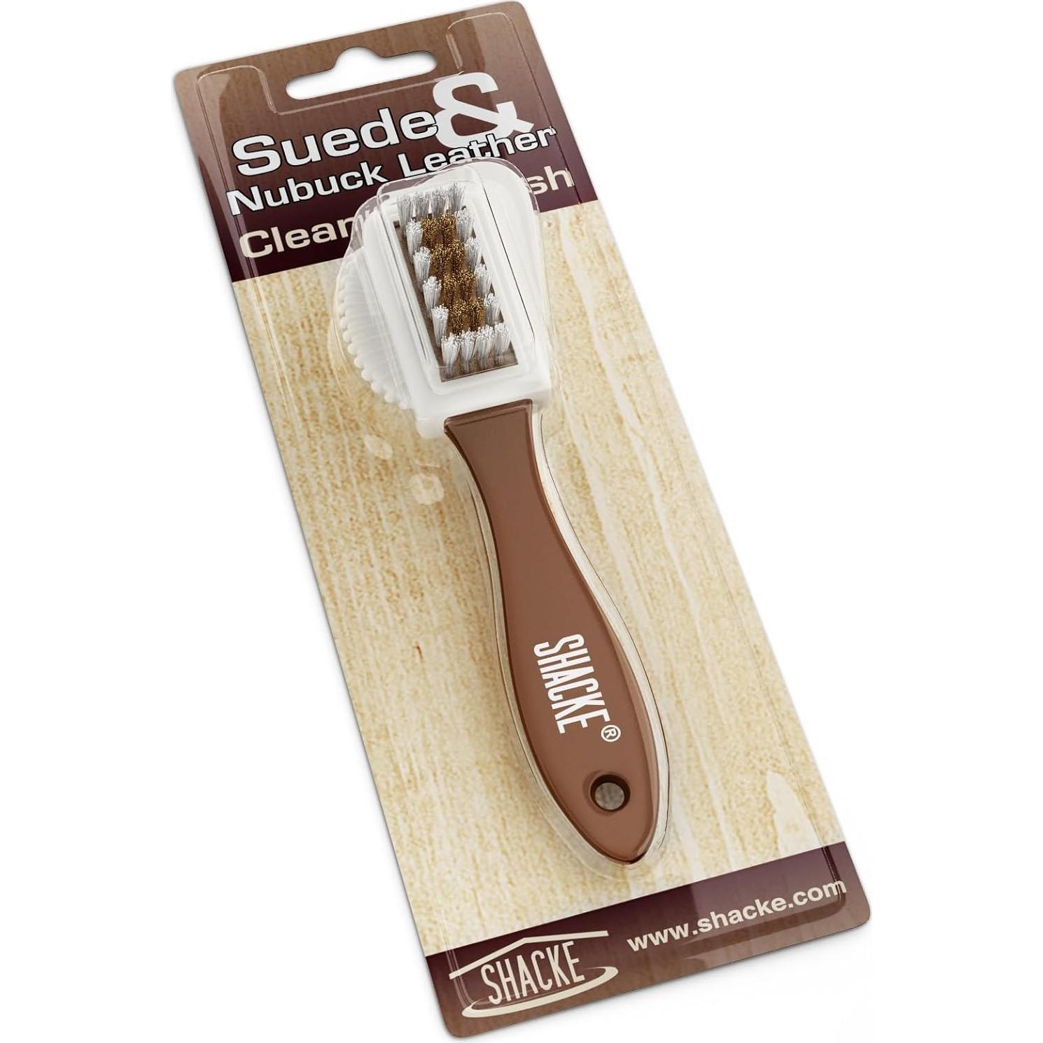 Cepillo Limpiador de Ante y Nubuck Shacke - 4 Vías