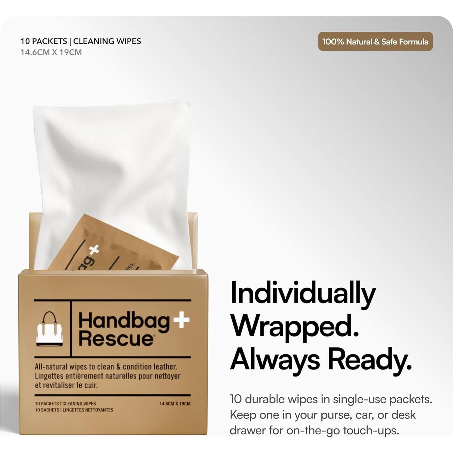 Toallitas de Limpieza 100% Naturales BootRescue | 10 Unidades