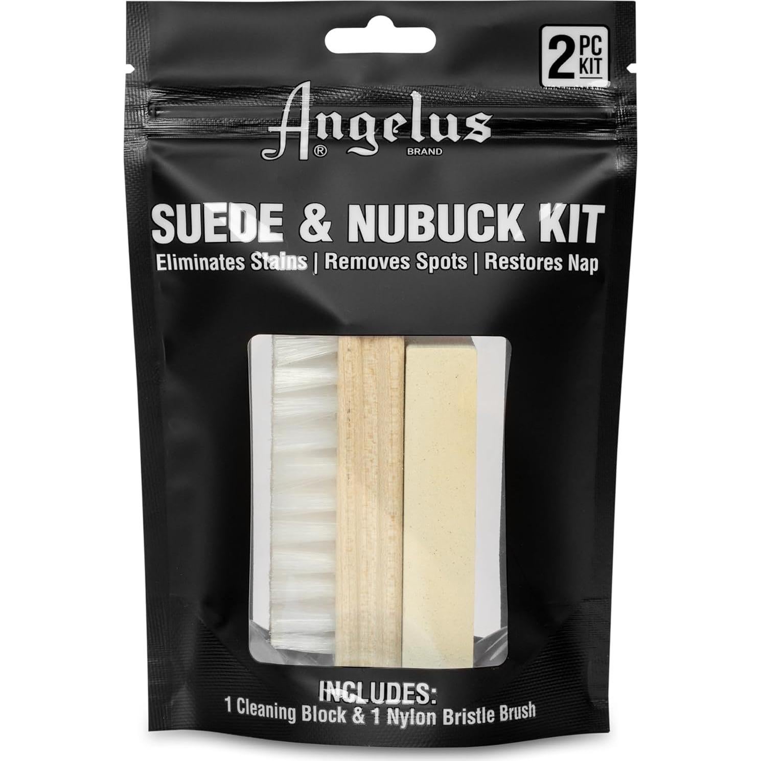 Kit Limpiador Suede/Nubuck Angelus - 3.2x10.9cm, 81.65g