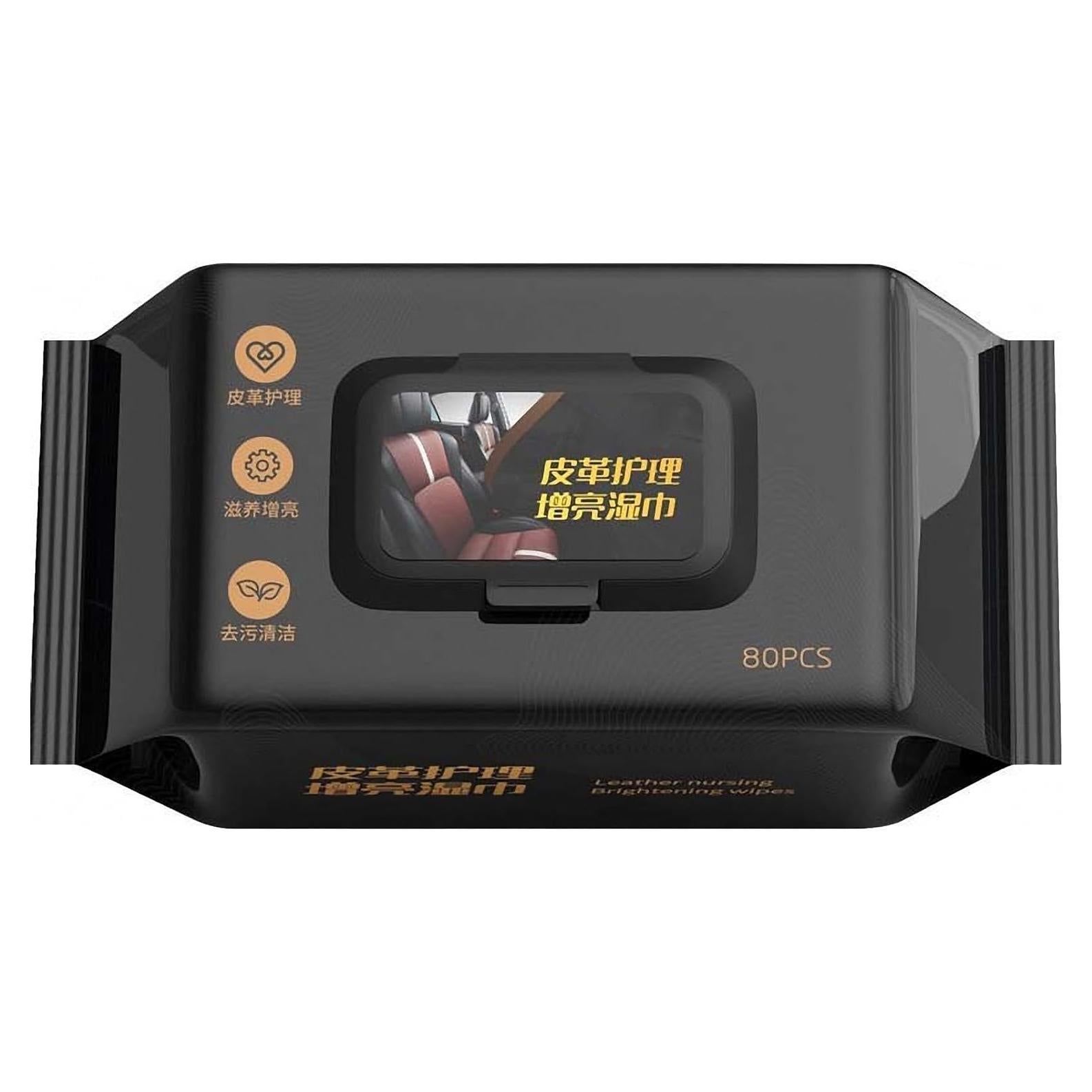 Toallitas de limpieza para cuero 80 unidades - Mantenimiento interior