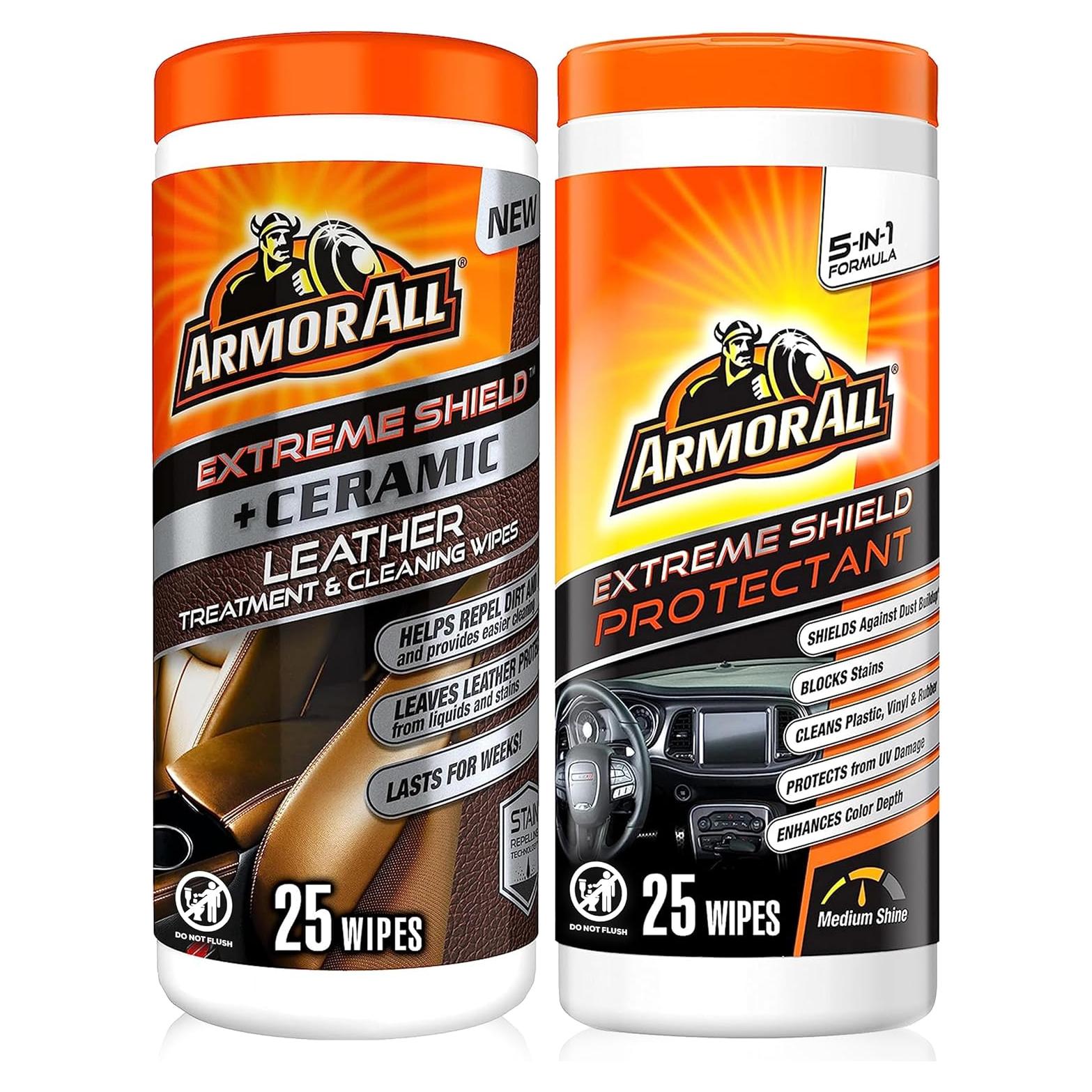 Toallitas de limpieza de cuero cerámico Armor All - 2 unidades