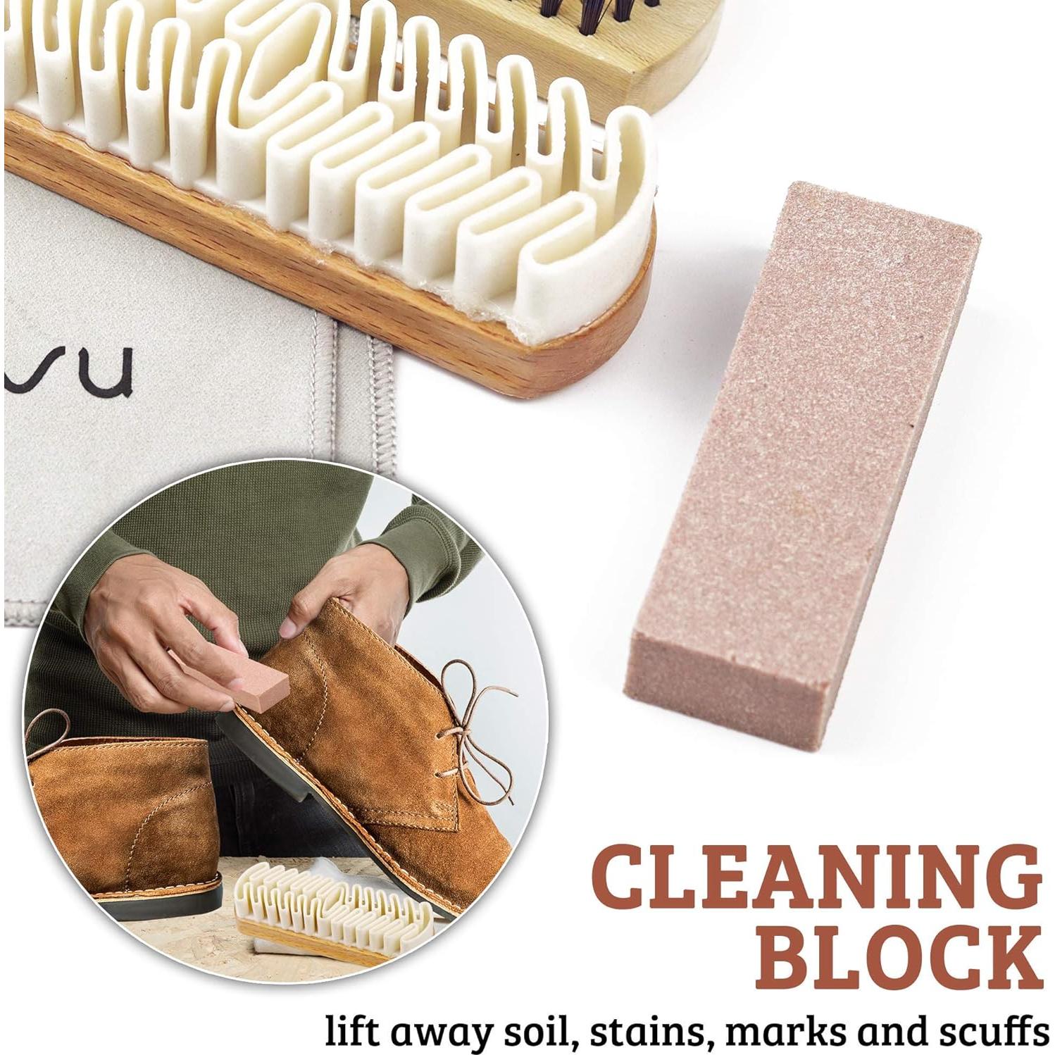 Kit de Limpieza Suede y Nubuck TAKAVU - Cepillos y Paño