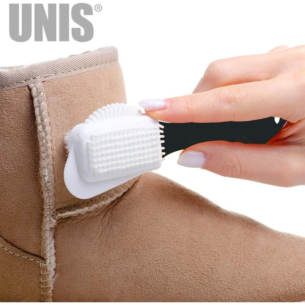 Cepillo 4 en 1 UNIS para limpieza de gamuza y nobuck