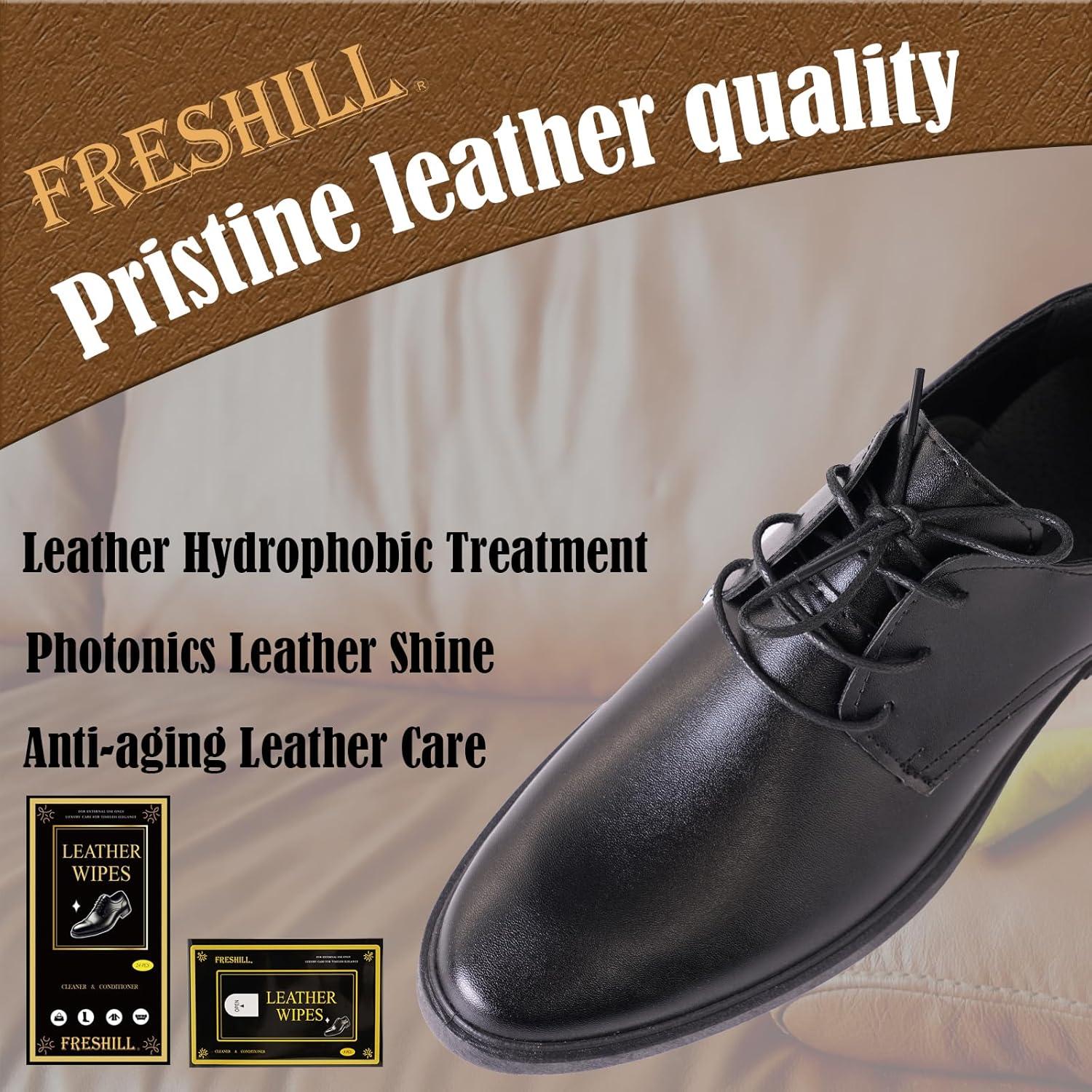 Toallitas Limpiadoras de Cuero Freshill - Paquete de 3