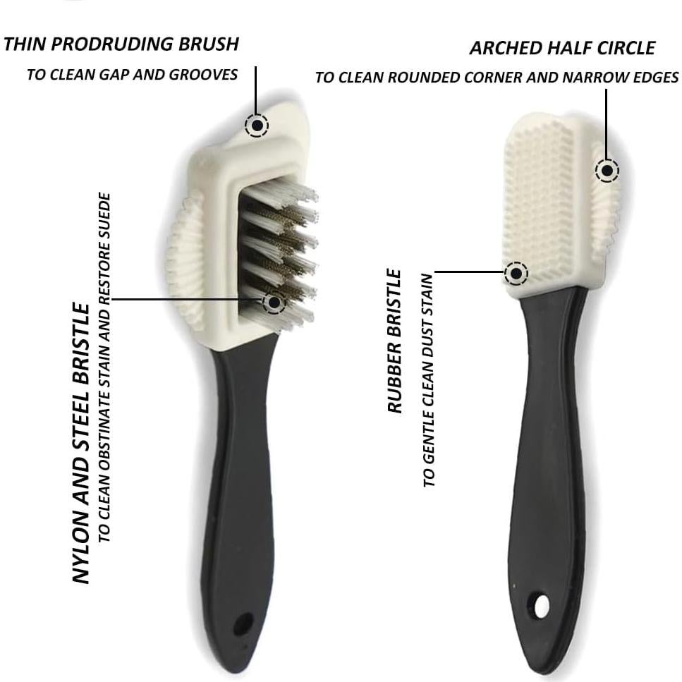 Cepillos de Suede y Nubuck QINIUNIU 4 en 1 - 2 Piezas