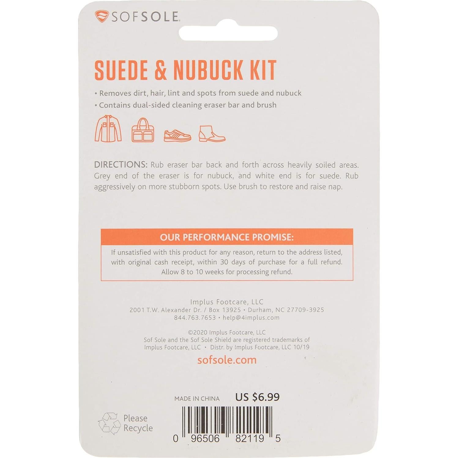 Kit de Limpieza Sof Sole para Suede y Nubuck 20x10cm