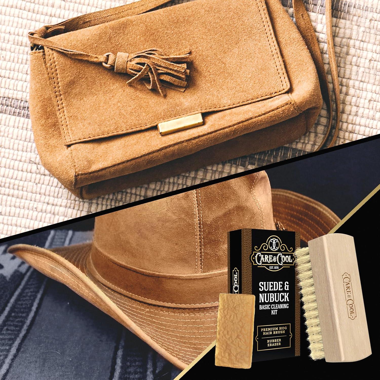 Cepillo Premium de Cerda de Jabalí Care & Cool para Suede 10.9cm