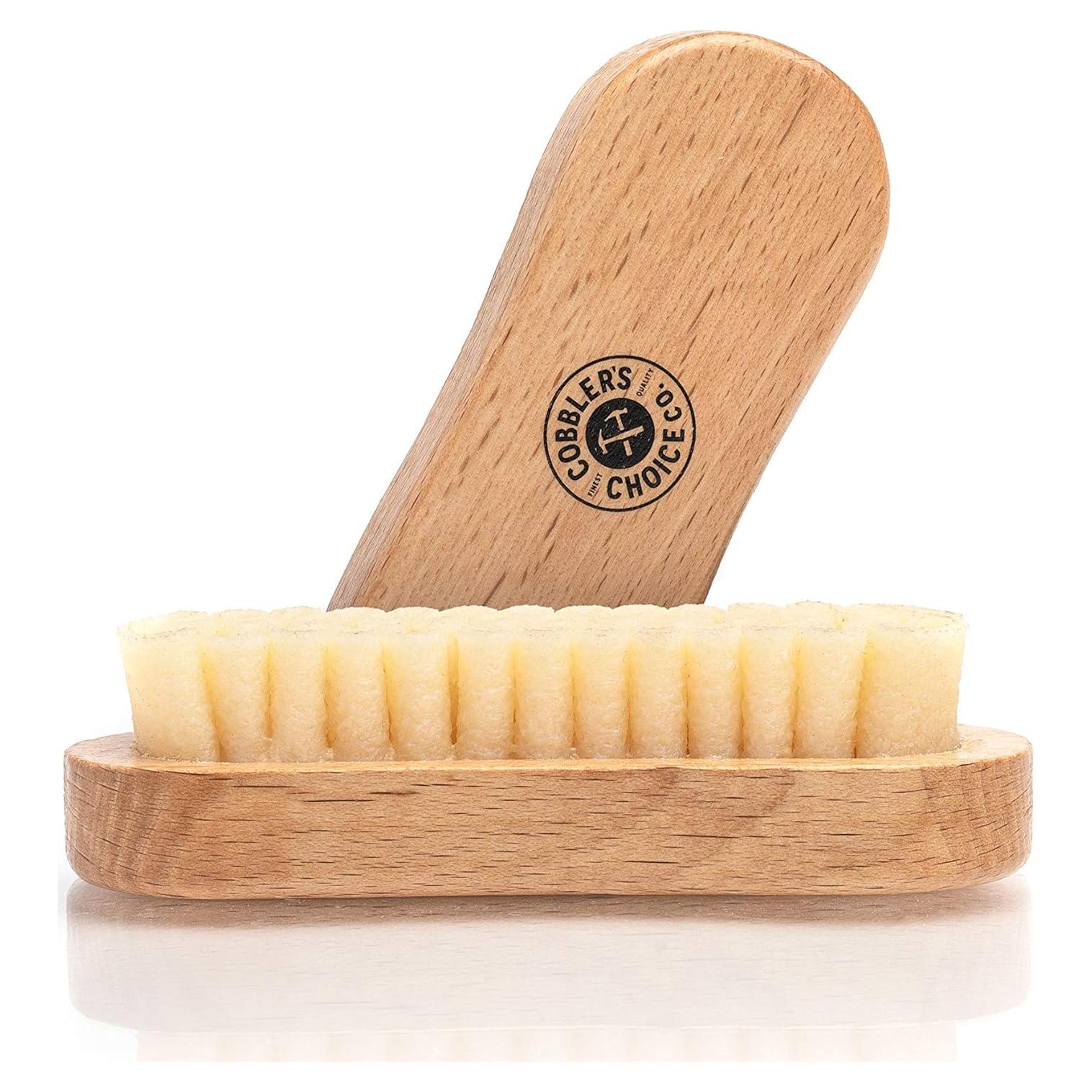 Cepillo de Suede y Nubuck Cobbler's Choice - 100% Crepe Natural