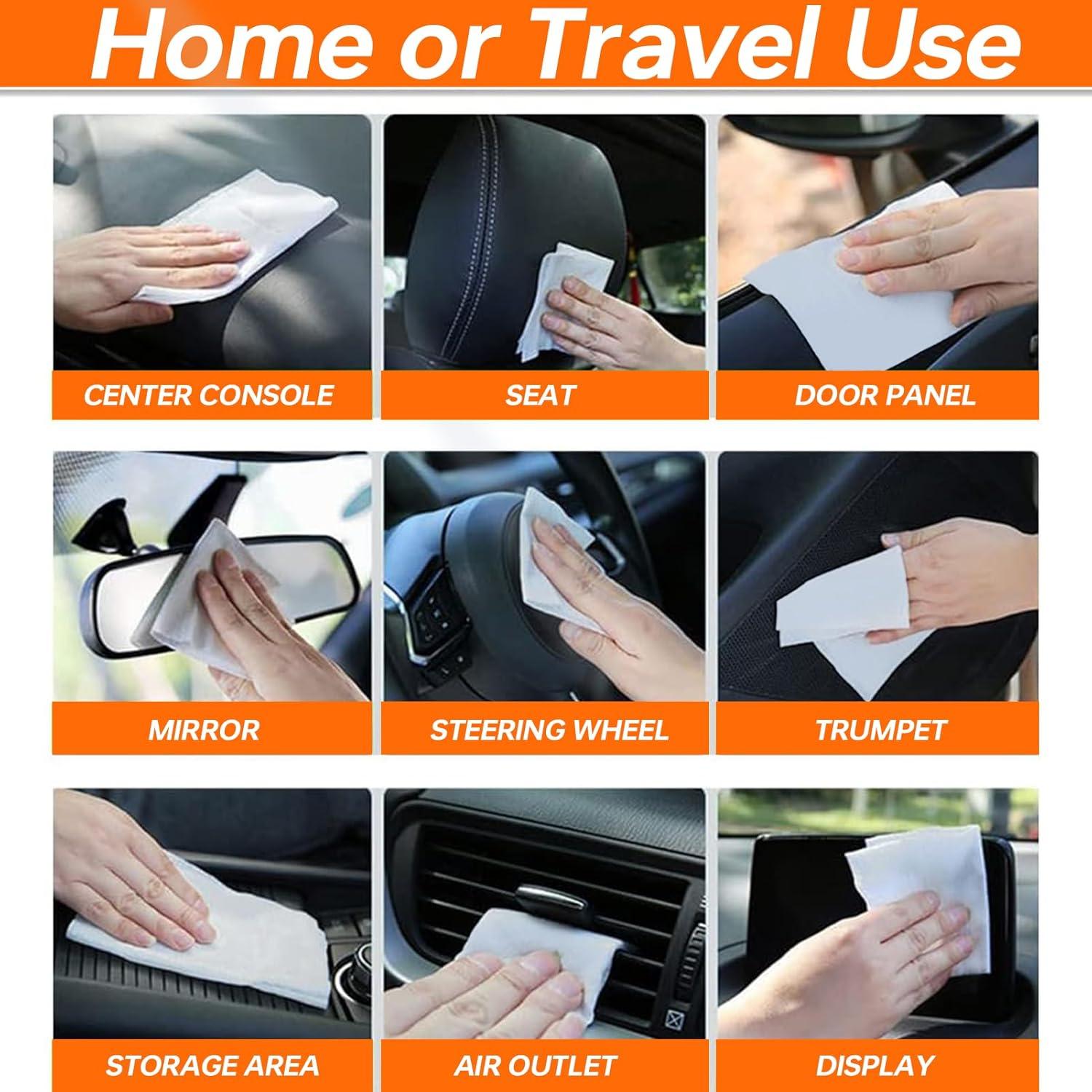 Toallitas de Limpieza para Automóvil ZHIJIU 70 Unidades 20x20 cm