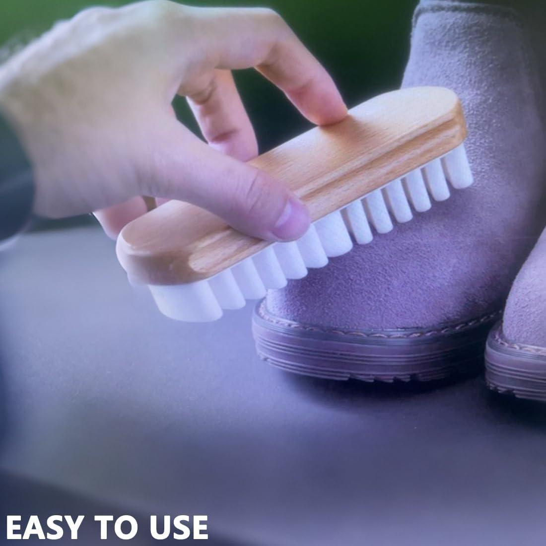 Set 2 Cepillos de Ante FEISHI para Limpiar Zapatos Nubuck